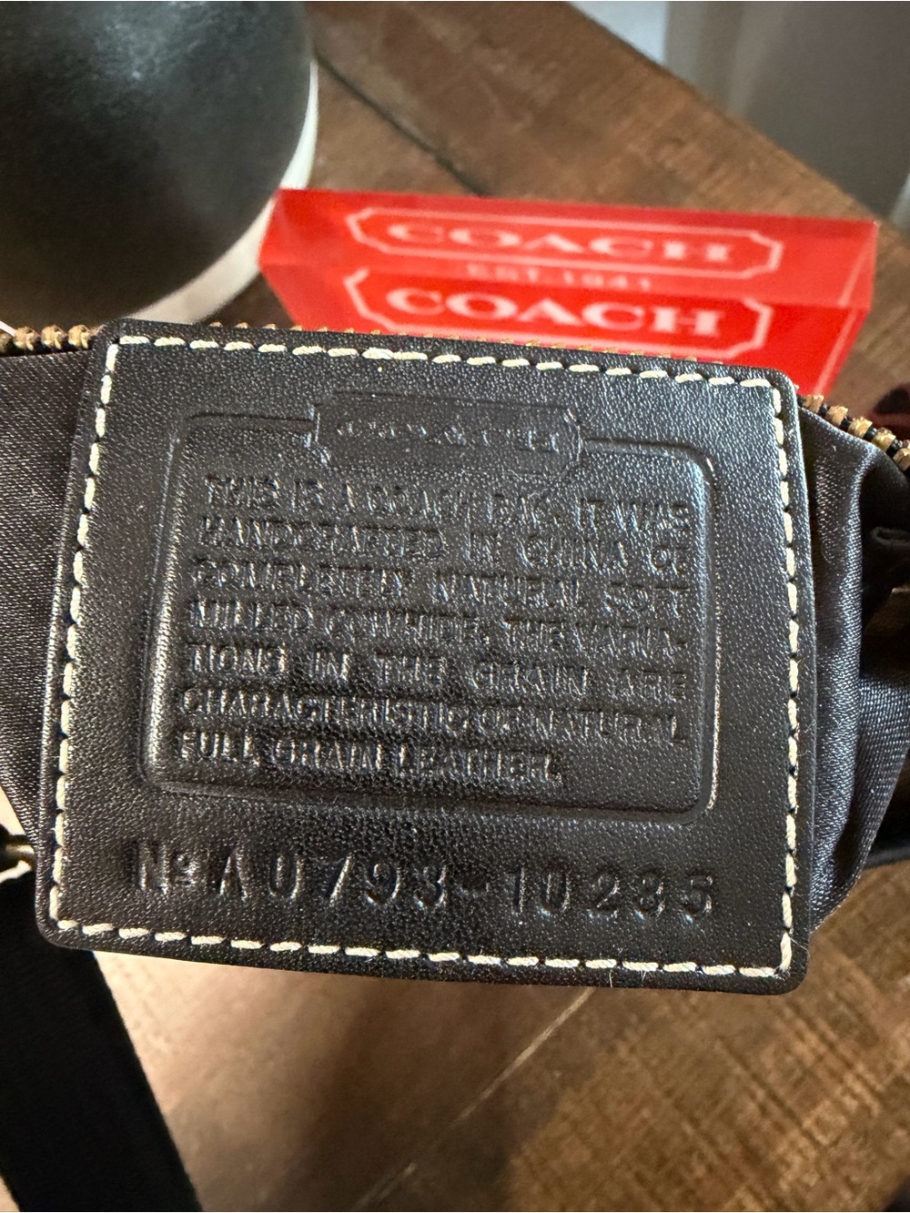 Coach Black Leather Crossbody Bag - Picture 12 of 12